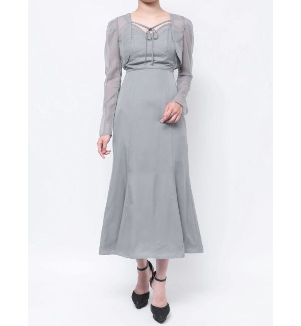 RESEXXY「シアーフラワーマーメイドワンピース」|ワンピース|