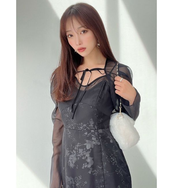 RESEXXY「シアーフラワーマーメイドワンピース」|ワンピース|