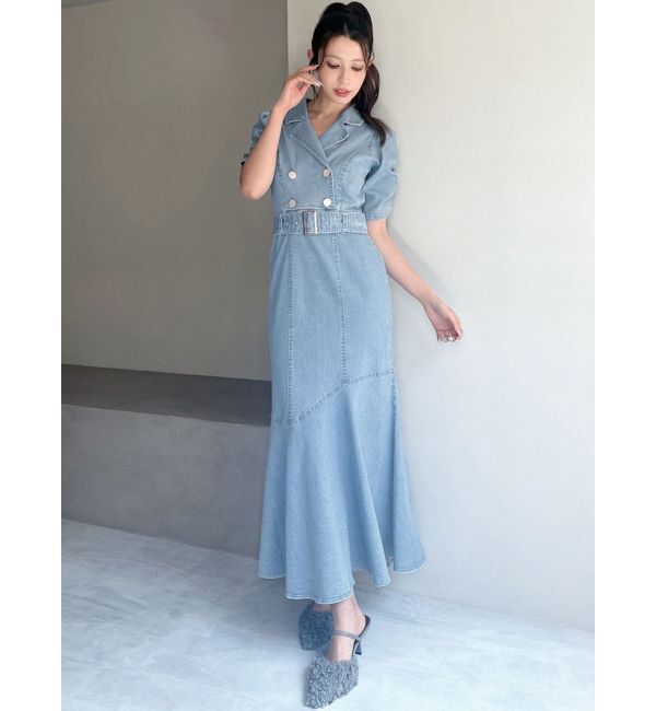 RESEXXY「ステッチデザインマーメイドワンピース」|ワンピース|