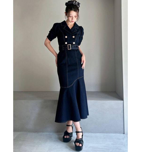 RESEXXY「ステッチデザインマーメイドワンピース」|ワンピース|