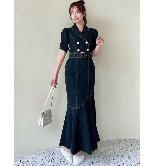 RESEXXY「ステッチデザインマーメイドワンピース」|ワンピース|