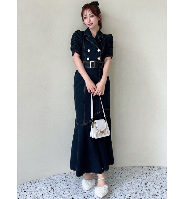 RESEXXY「ステッチデザインマーメイドワンピース」|ワンピース|