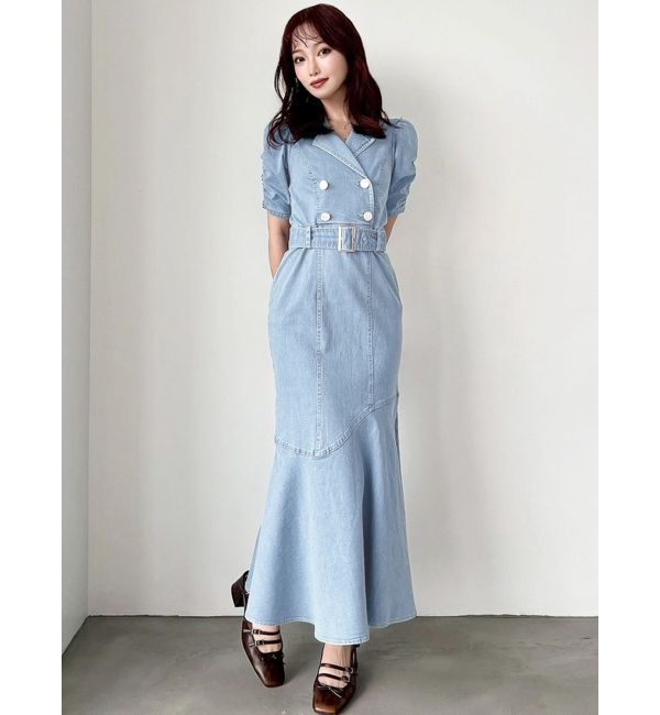 RESEXXY「ステッチデザインマーメイドワンピース」|ワンピース|