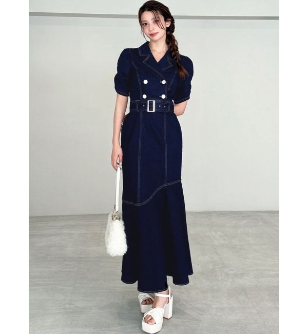 RESEXXY「ステッチデザインマーメイドワンピース」|ワンピース|