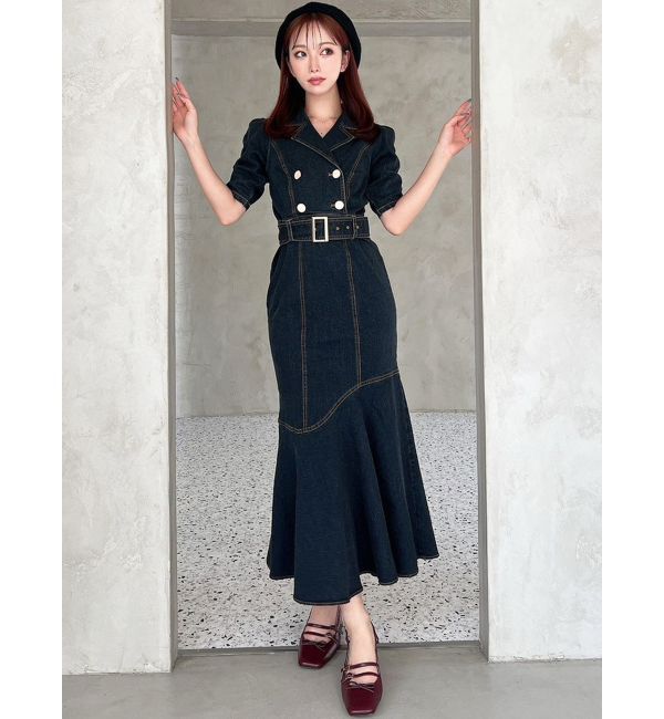 RESEXXY「ステッチデザインマーメイドワンピース」|ワンピース|