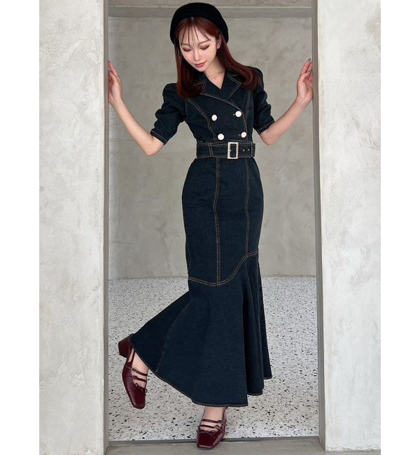 RESEXXY「ステッチデザインマーメイドワンピース」|ワンピース|