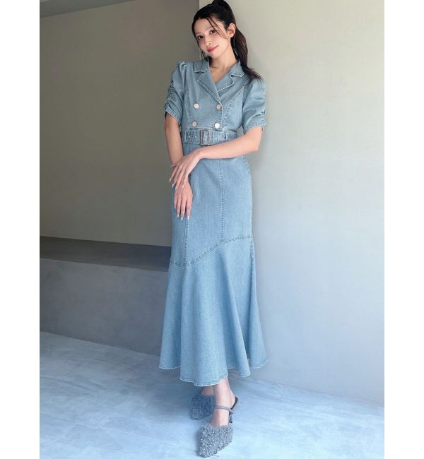 RESEXXY「ステッチデザインマーメイドワンピース」|ワンピース|