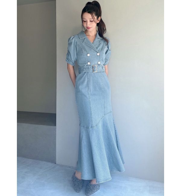 RESEXXY「ステッチデザインマーメイドワンピース」|ワンピース|