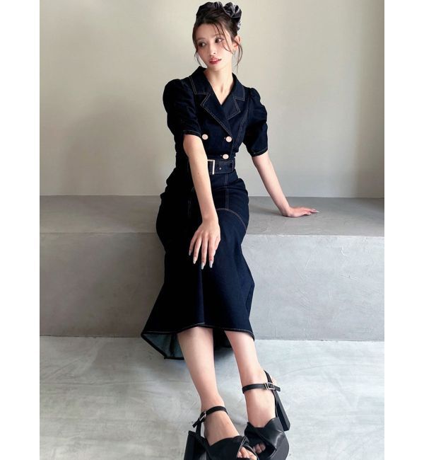 RESEXXY「ステッチデザインマーメイドワンピース」|ワンピース|