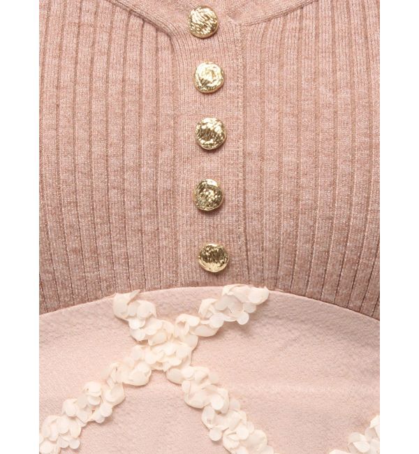 RESEXXY「【追加生産分】ドッキングフレアミニニットワンピース」|ワンピース|