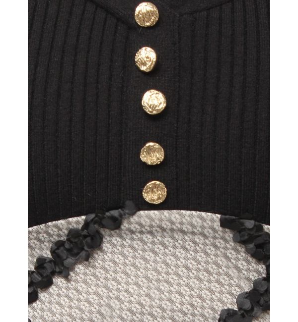 RESEXXY「【追加生産分】ドッキングフレアミニニットワンピース」|ワンピース|