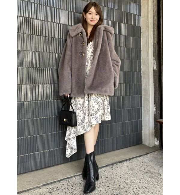 dazzlin「リボンショルダーアシンメトリーワンピース」|ワンピース|