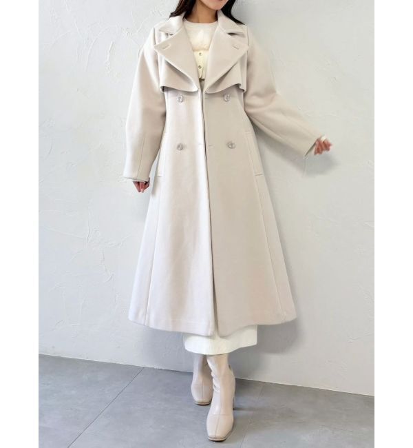 dazzlin「【追加生産分】オフショルファードッキングニットワンピース」|ワンピース|