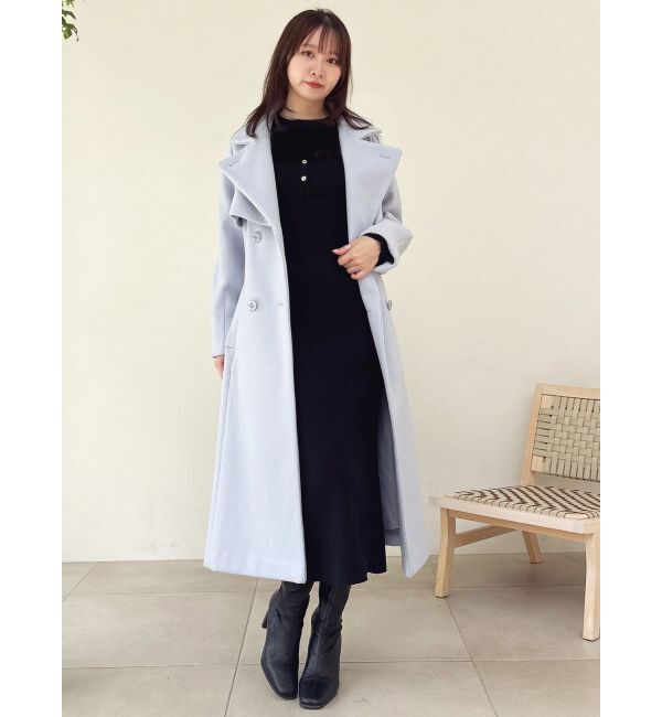 dazzlin「【追加生産分】オフショルファードッキングニットワンピース」|ワンピース|