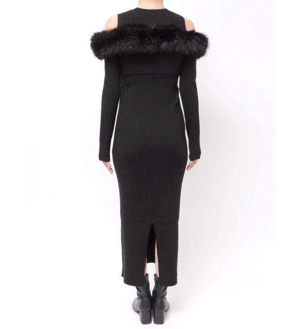 dazzlin「【追加生産分】オフショルファードッキングニットワンピース」|ワンピース|