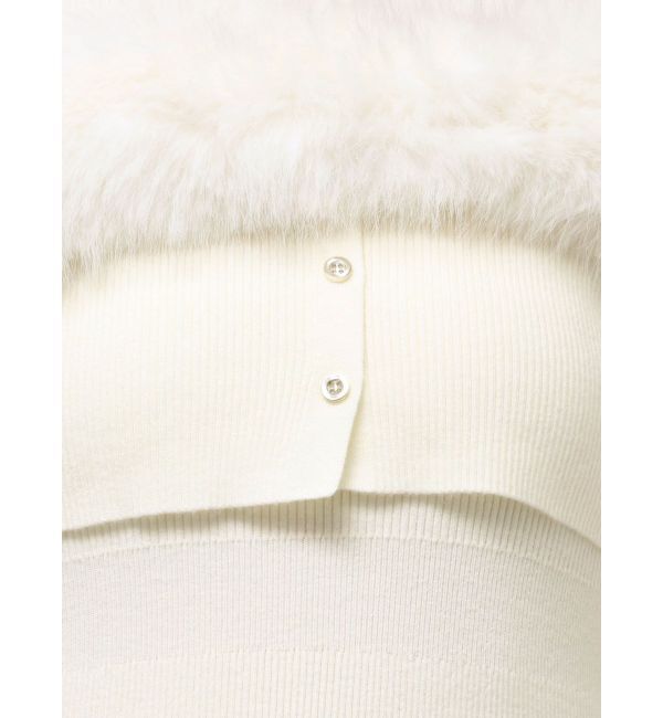 dazzlin「【追加生産分】オフショルファードッキングニットワンピース」|ワンピース|