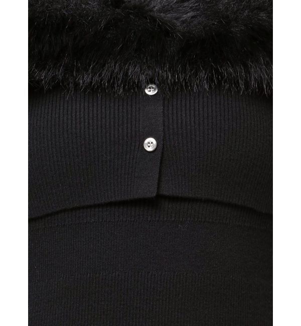 dazzlin「【追加生産分】オフショルファードッキングニットワンピース」|ワンピース|