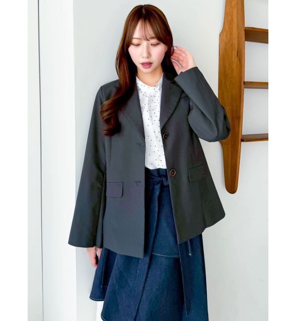 dazzlin「【WEB限定】フリルプチハイタックブラウス」|シャツ・ブラウス|