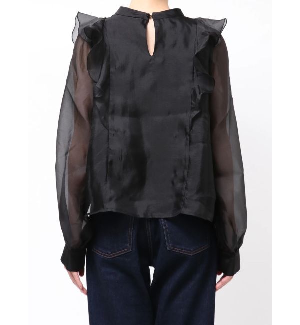 dazzlin「【WEB限定】フリルプチハイタックブラウス」|シャツ・ブラウス|