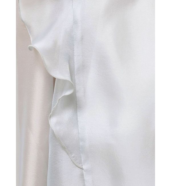 dazzlin「【WEB限定】フリルプチハイタックブラウス」|シャツ・ブラウス|