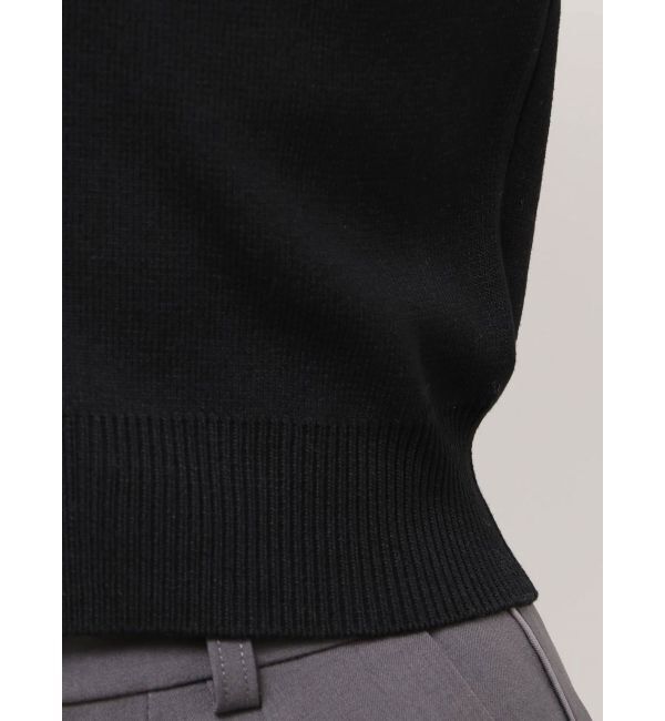 dazzlin「フロントボタンシャツカラーニットトップス」|ニット・セーター|