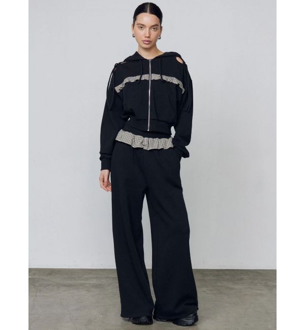 EMODA「カットアウトリボンフーディ」|パーカー|