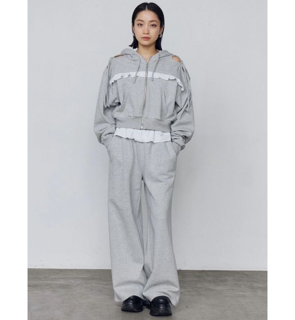 EMODA「カットアウトリボンフーディ」|パーカー|