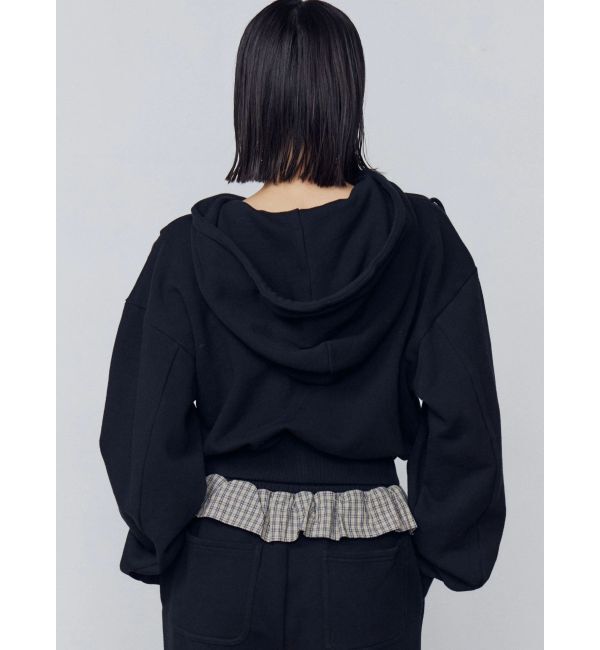 EMODA「カットアウトリボンフーディ」|パーカー|