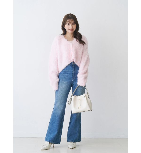 MERCURYDUO「デニムシューカットパンツ」|デニム|