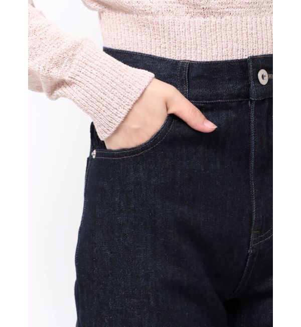 MERCURYDUO「デニムシューカットパンツ」|デニム|