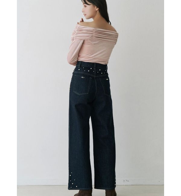 MERCURYDUO「シャーリングベロアカットソー」|Tシャツ・カットソー|