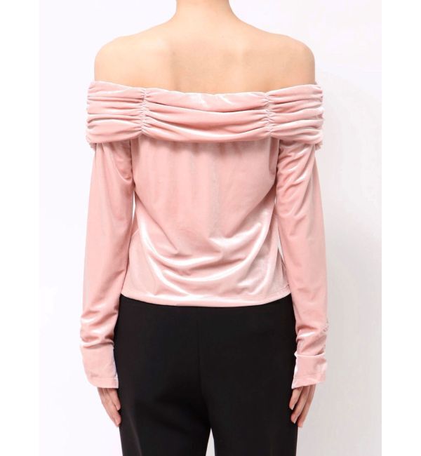 MERCURYDUO「シャーリングベロアカットソー」|Tシャツ・カットソー|