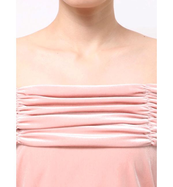 MERCURYDUO「シャーリングベロアカットソー」|Tシャツ・カットソー|