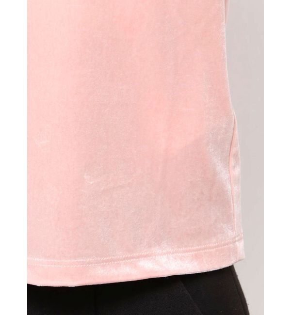 MERCURYDUO「シャーリングベロアカットソー」|Tシャツ・カットソー|