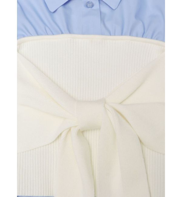 MERCURYDUO「ビスチェドッキングシャツ」|シャツ・ブラウス|