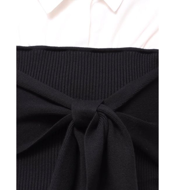 MERCURYDUO「ビスチェドッキングシャツ」|シャツ・ブラウス|