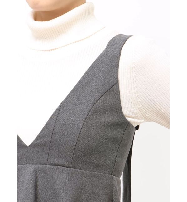 MERCURYDUO「ペプラムジャンスカ」|ジャンパースカート|