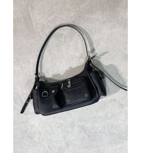 MURUA「マルチポケットショルダーバッグ」|ショルダー・メッセンジャー|ブラック