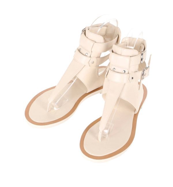 Ungrid「アンクルストラップフラットサンダル」|サンダル|