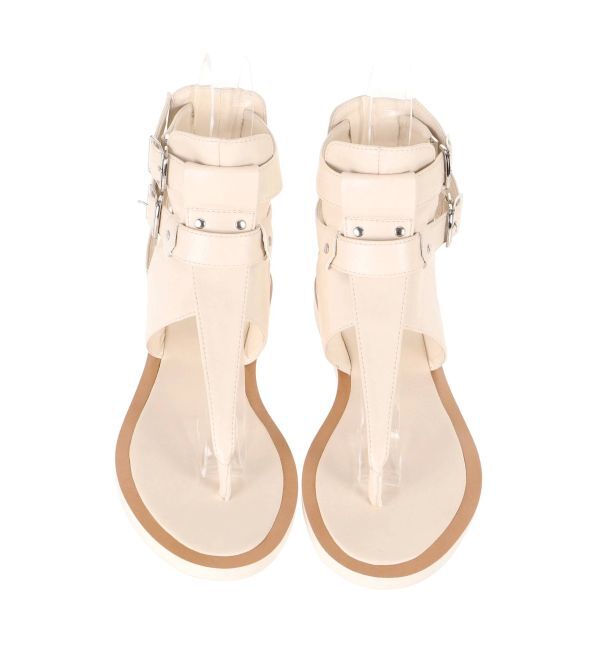 Ungrid「アンクルストラップフラットサンダル」|サンダル|