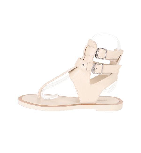 Ungrid「アンクルストラップフラットサンダル」|サンダル|