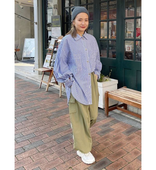 Ungrid「ストライプルーズシャツ」|シャツ・ブラウス|