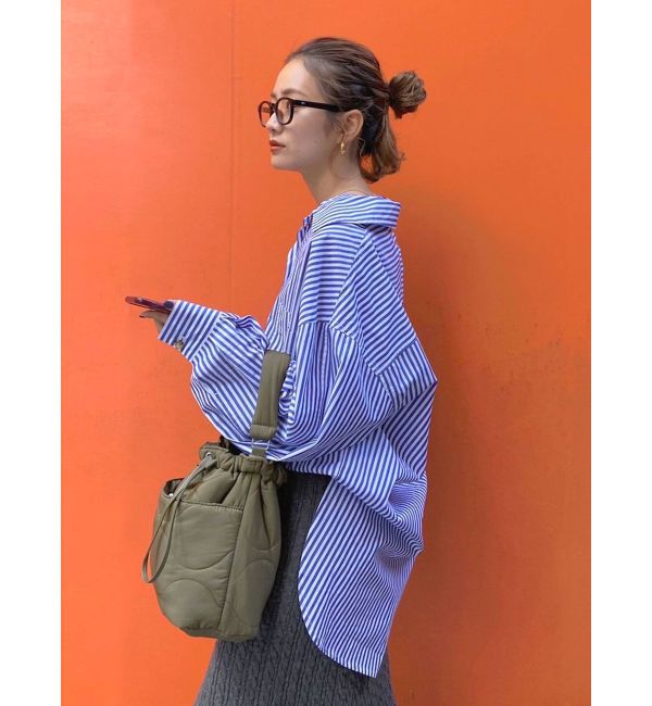Ungrid「ストライプルーズシャツ」|シャツ・ブラウス|