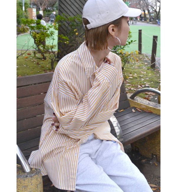 Ungrid「ストライプルーズシャツ」|シャツ・ブラウス|