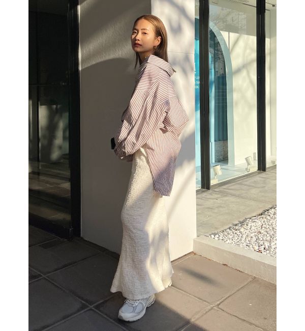 Ungrid「ストライプルーズシャツ」|シャツ・ブラウス|
