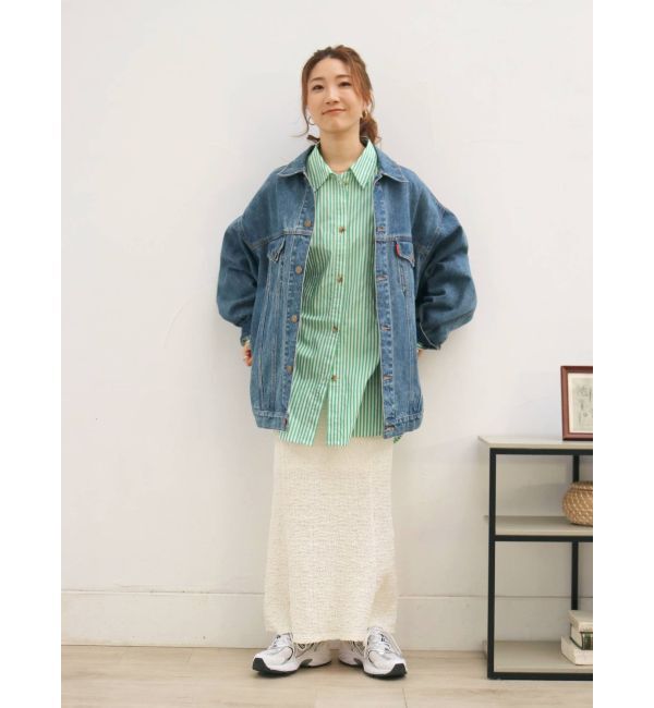 Ungrid「ストライプルーズシャツ」|シャツ・ブラウス|