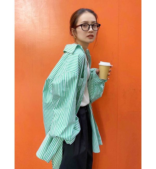 Ungrid「ストライプルーズシャツ」|シャツ・ブラウス|