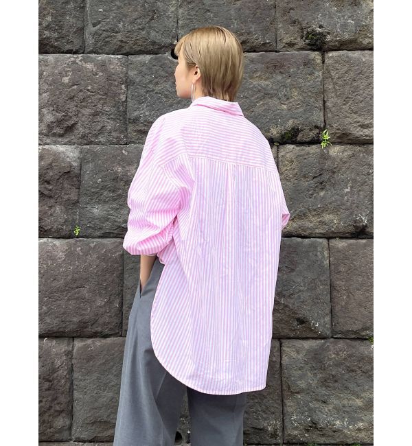 Ungrid「ストライプルーズシャツ」|シャツ・ブラウス|
