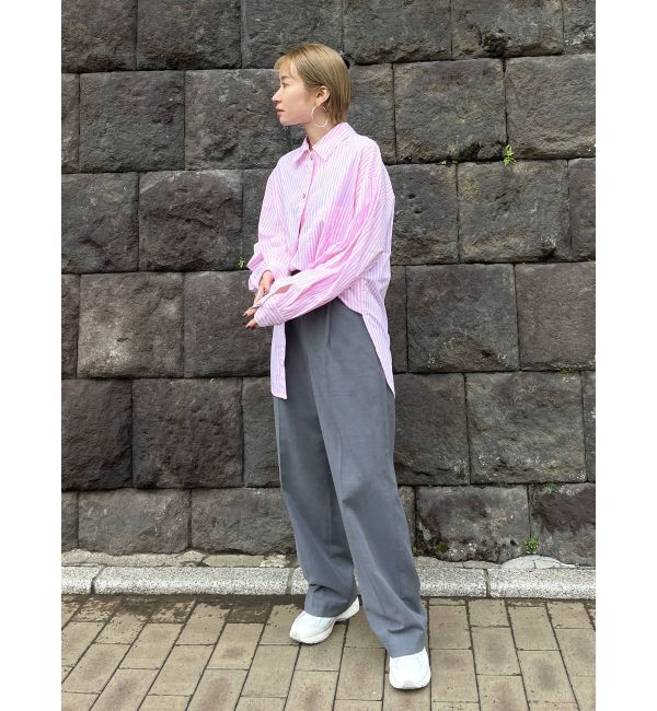 Ungrid「ストライプルーズシャツ」|シャツ・ブラウス|