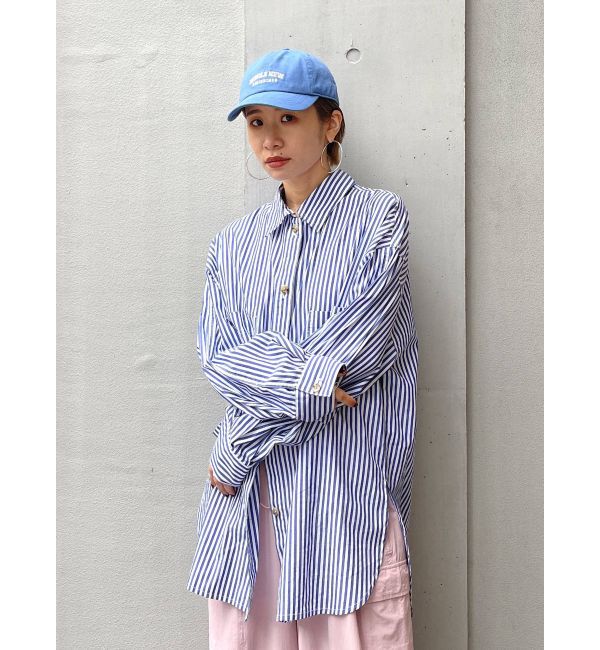 Ungrid「ストライプルーズシャツ」|シャツ・ブラウス|